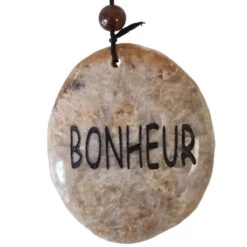 Carillon à Vent Zen En Bois 4 Tubes 35 Cm - Caillou Bonheur