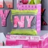 Coussin Déhoussable New York Gotham Fluo
