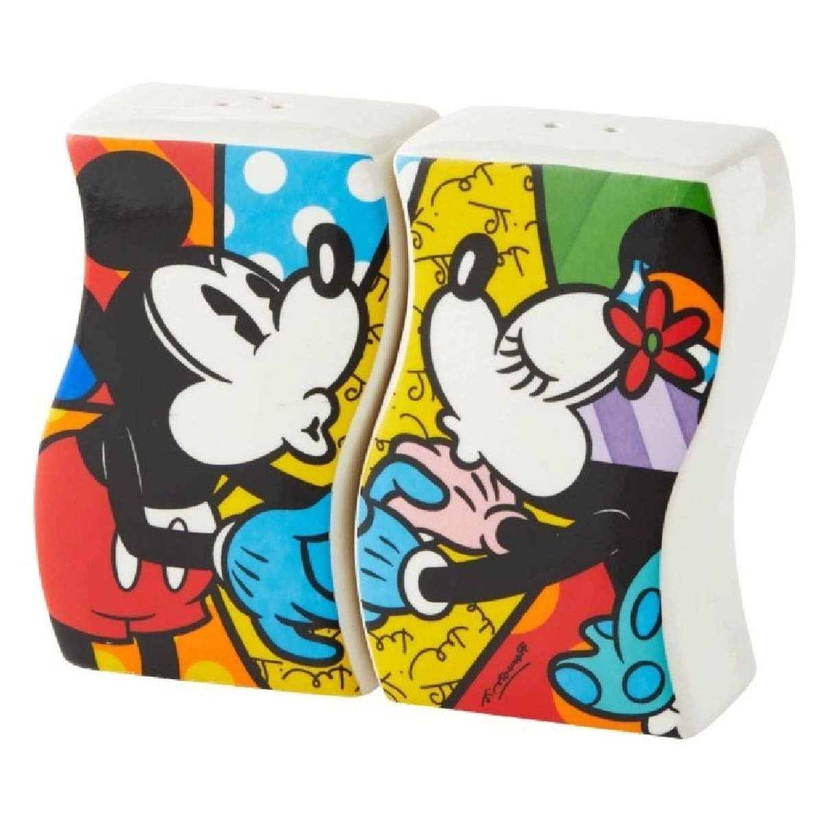 Salière Et Poivrière Mickey Et Minnie Par Britto