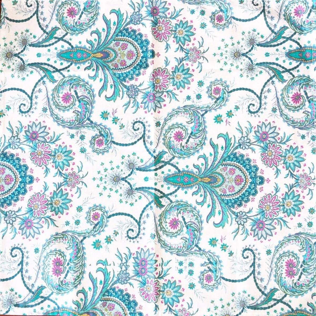 Serviette De Table Haveli Kalian Blanche Coton Supérieur