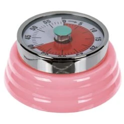 Minuteur De Cuisine Rétro Rose