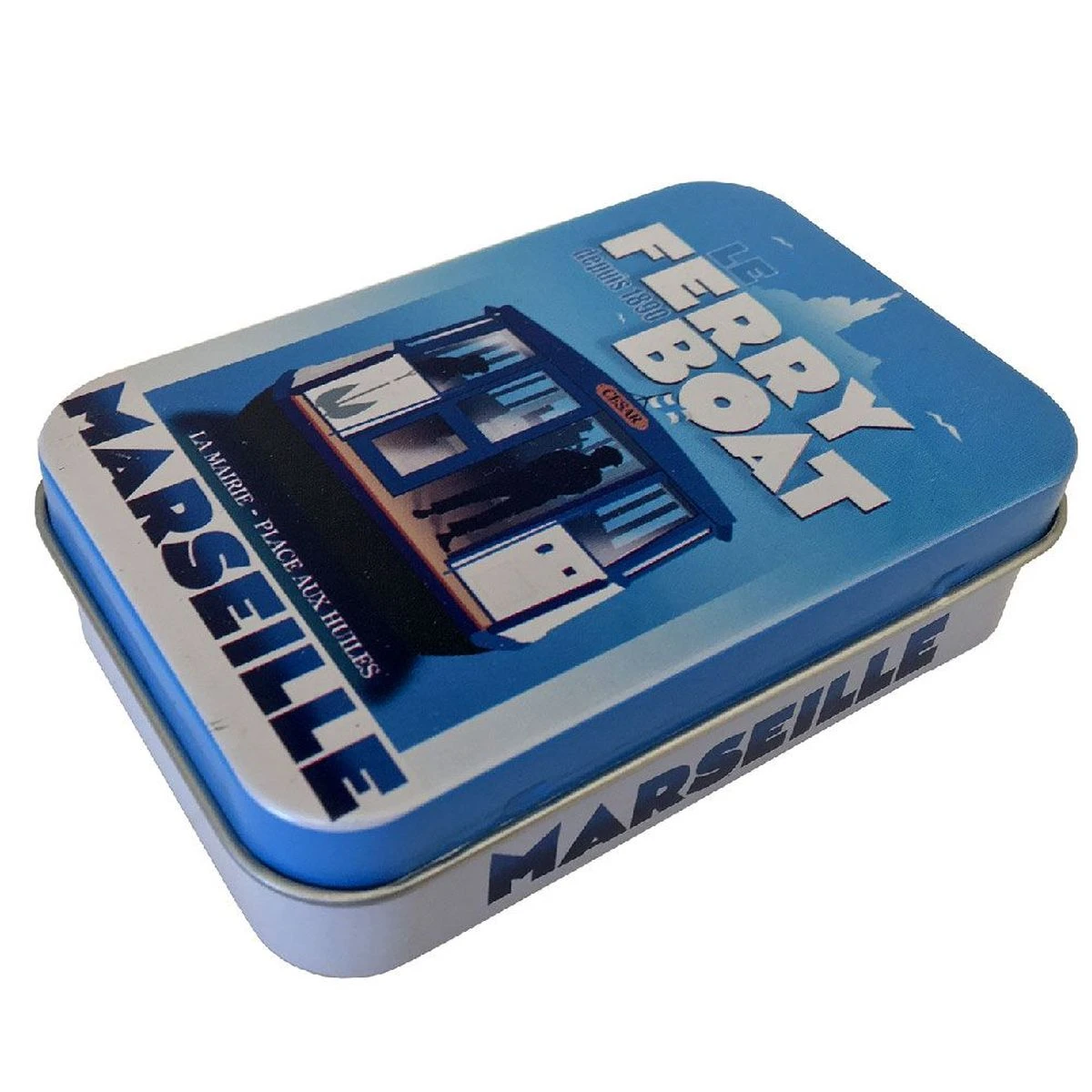 Boîte à Savon Marseille Ferry Boat 10 X 6.5 X 2.8 Cm