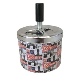 Cendrier Toupie En Métal London Phone Box