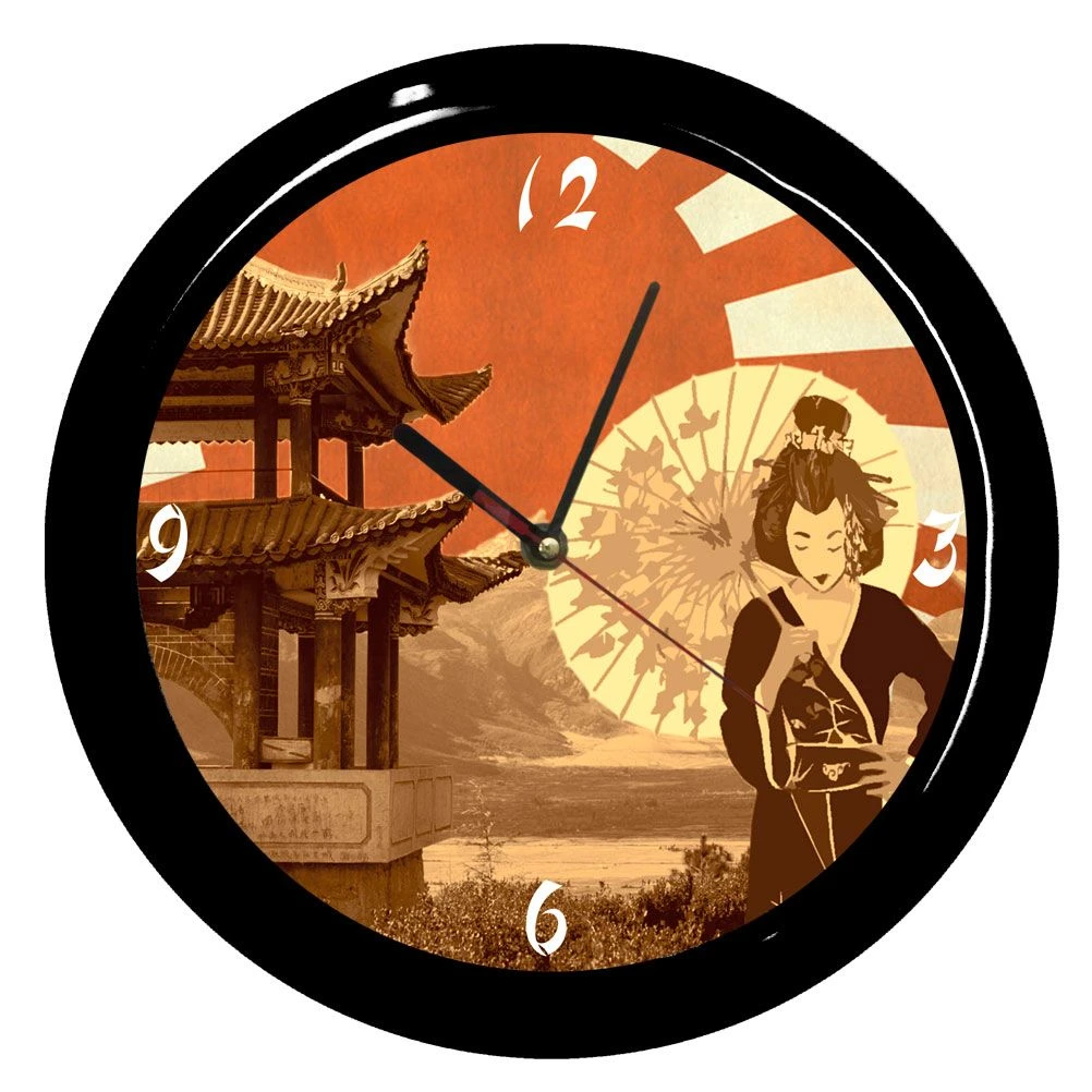 Horloge Décor Japon By Cbkreation