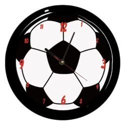 Horloge Ballon De Football By Cbkreation