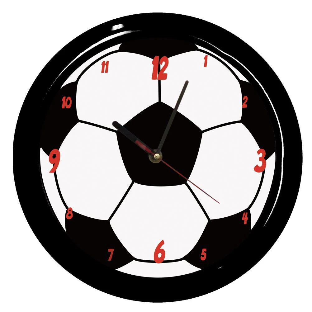 Horloge Ballon De Football By Cbkreation