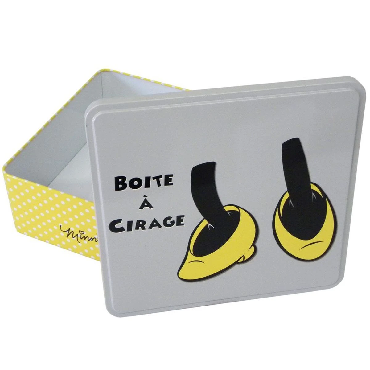 Grande Boite En Métal Disney Minnie Mouse La Boite à Cirage