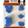 Set De 5 Moules En Silicone Bleu Disney Mickey Mouse