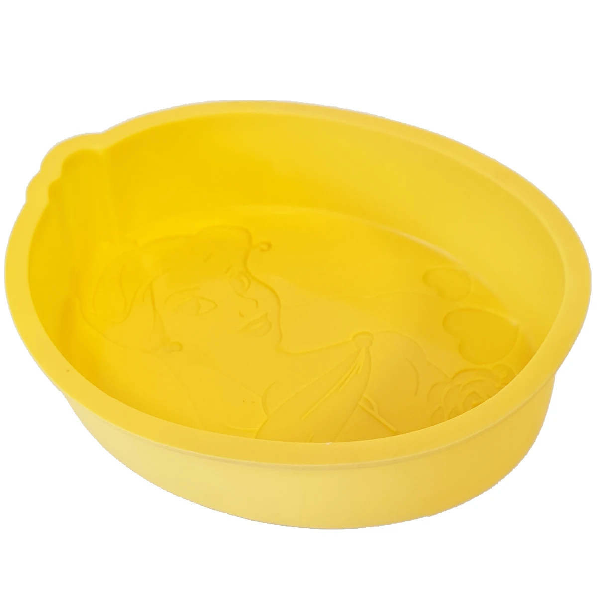 Moule à Gâteau Disney Princesses Jaune - Belle 17.5 Cm