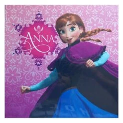 Cadre Tableau La Reine Des Neiges Anna En Toile 25 X 25 Cm