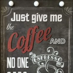 Pancarte Ardoise Coffee Rétro En Bois Lumineuse