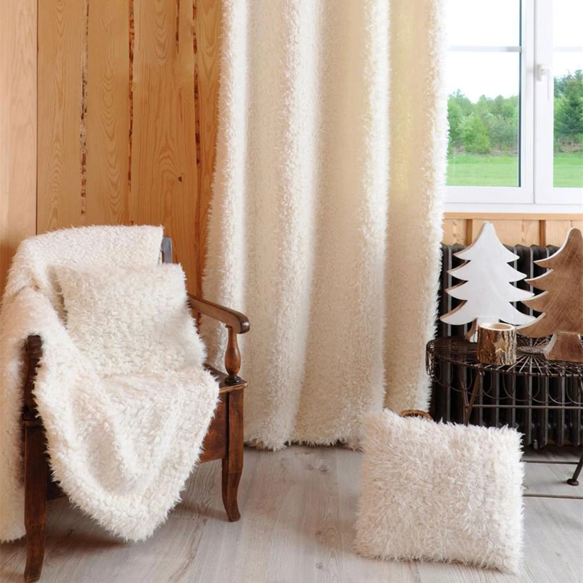 Plaid Mouton Tout Doux Beige 180 X 220 Cm – Image 2