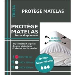 Protège Matelas Pour Lit 1 Place - Alèse 90 X 190 Cm