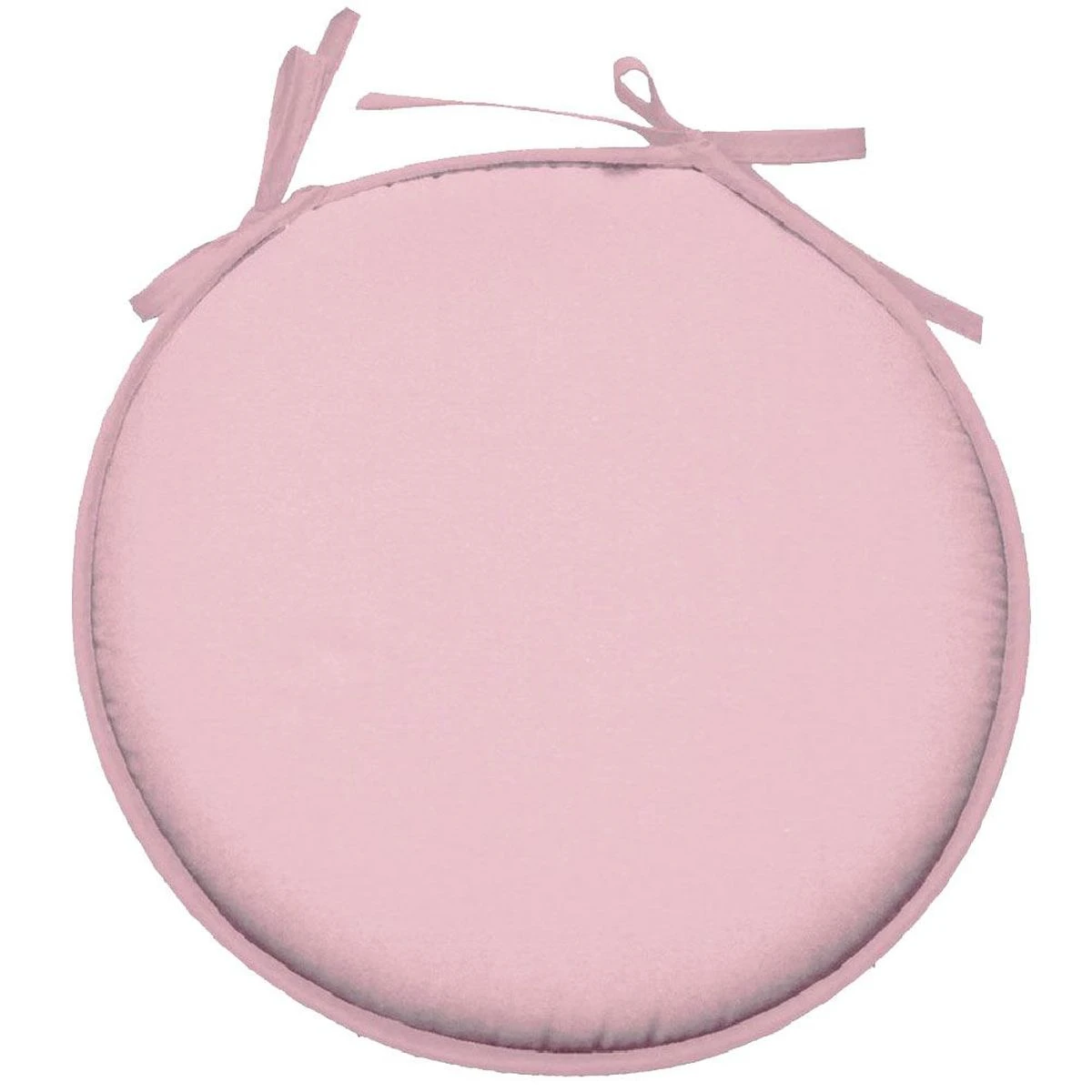 Coussin De Chaise Ronde Nelson 40 Cm - Rose Poudre – Image 2