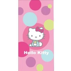 Serviette De Bain Hello Kitty Sanrio Balloon Rose