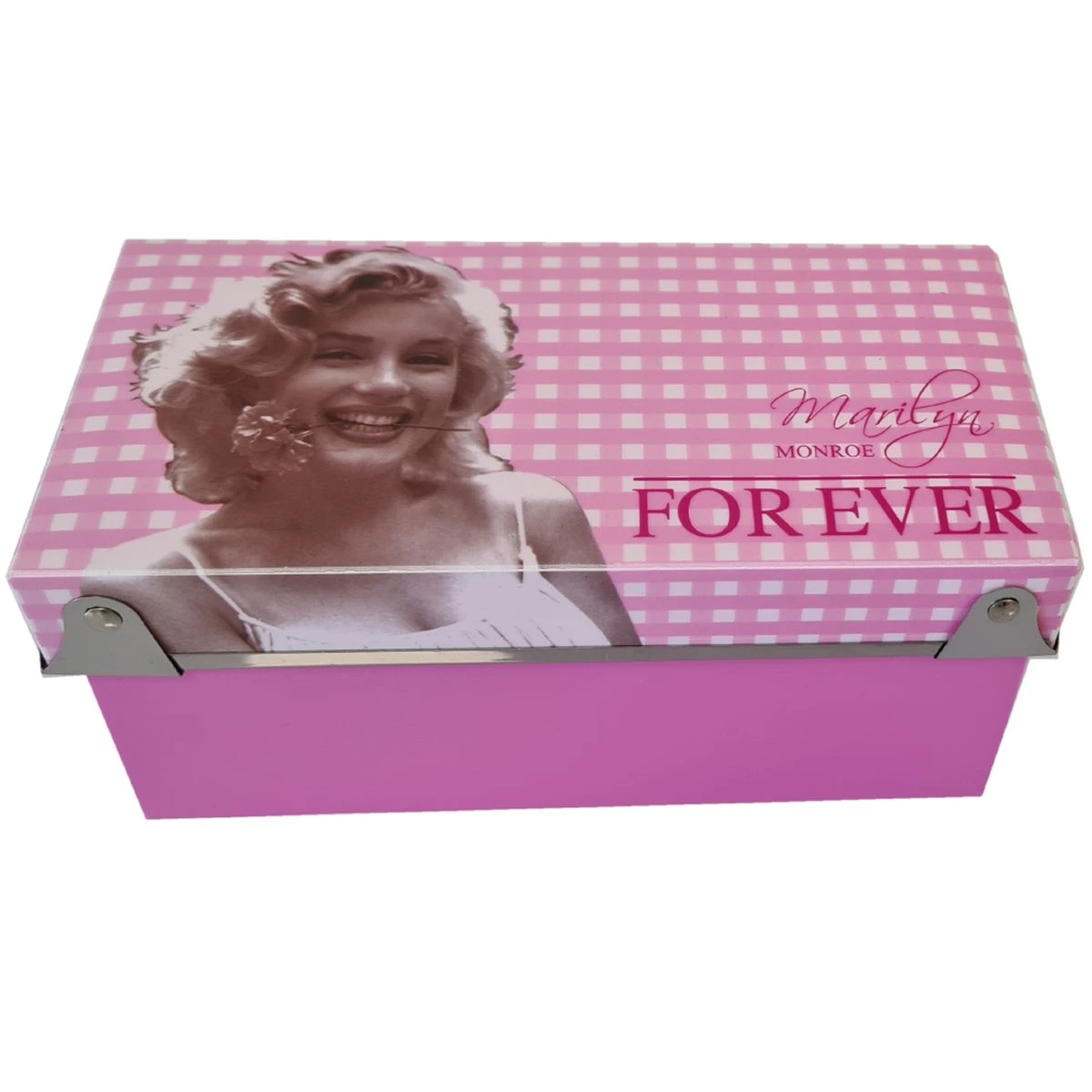 Boîte Marilyn Monroe Vichy Rose De Petite Taille – Image 2