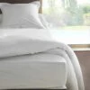 Drap Housse Coton Percale 80 Fils 180 X 200 X 30 Cm - Neige