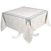 Nappe Jacquard Enduite Bilbao Couleur Souris 150 X 150 Cm