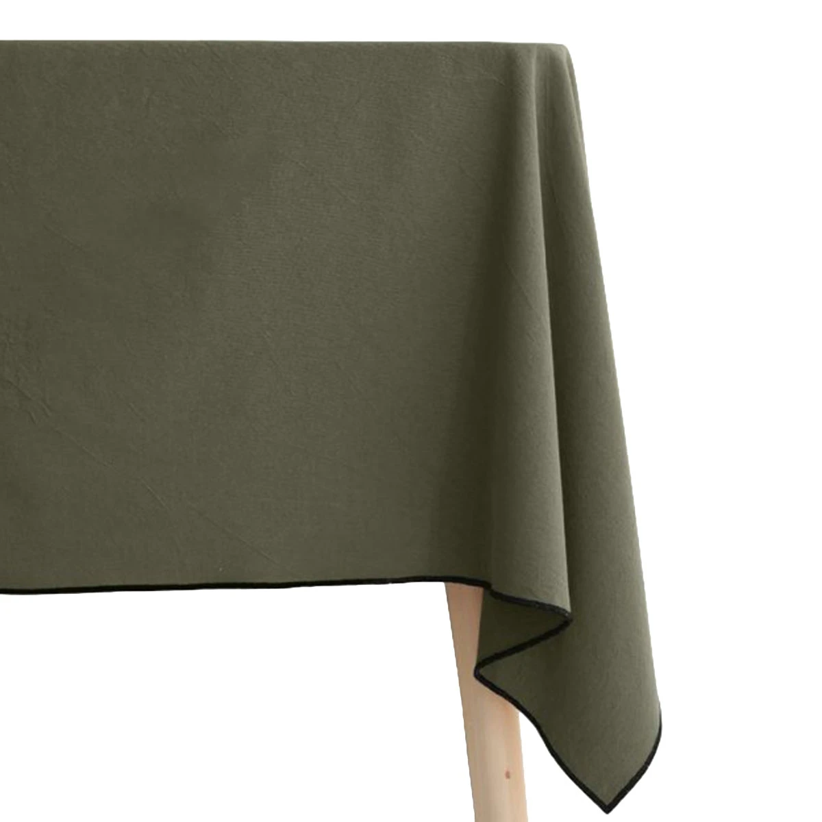 Nappe En Coton Lavé Collection Hono Vent Du Sud - Kaki – Image 2