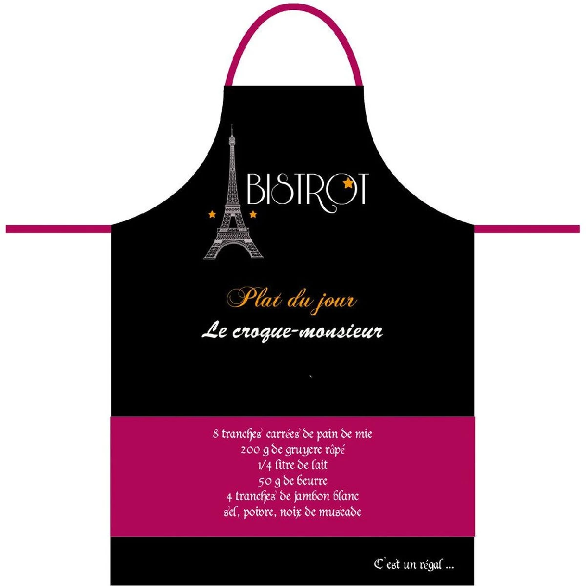 Tablier Adulte En Coton - Bistrot De Paris