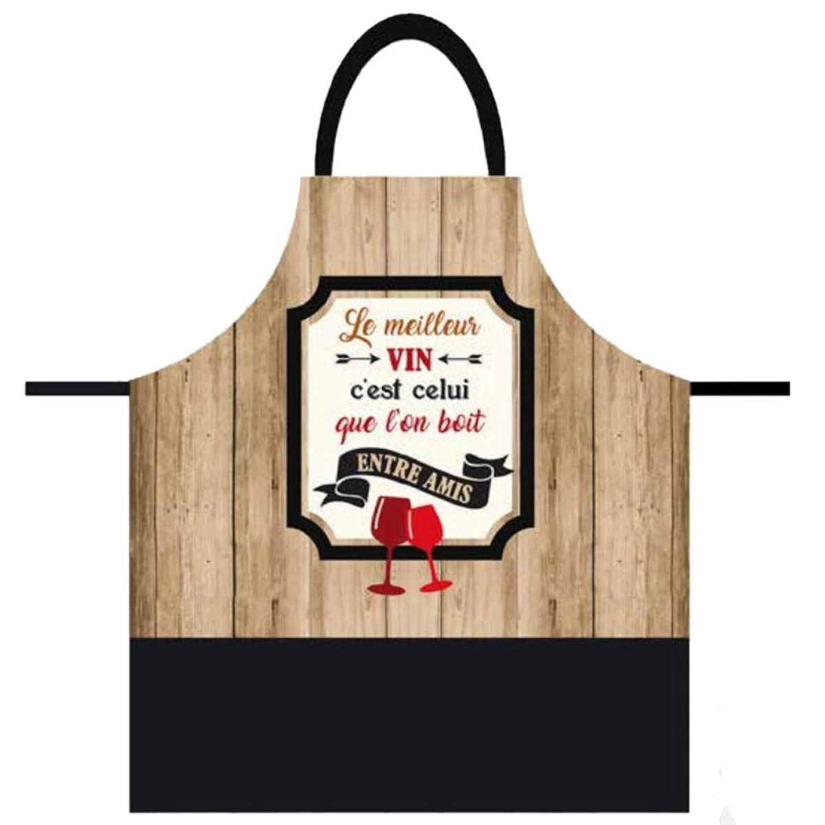 Tablier Adulte En Coton - Le Meilleur Vin C'est Celui...