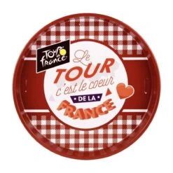 Plateau Tour De France - Coeur De France - En Métal