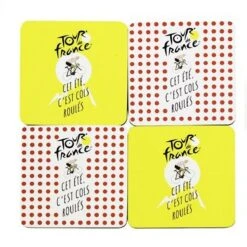4 Dessous De Verre - Tour De France - Cet été C'est Cols Roul