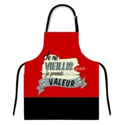 Tablier Adulte En Coton - Je Ne Vieillis Pas...