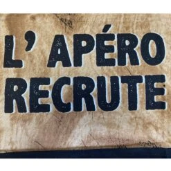 Tablier Adulte En Coton - L'Apéro Recrute Engagez Vous