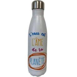 Gourde Isotherme L'eau Est Lâme De La Planète - 500 Ml