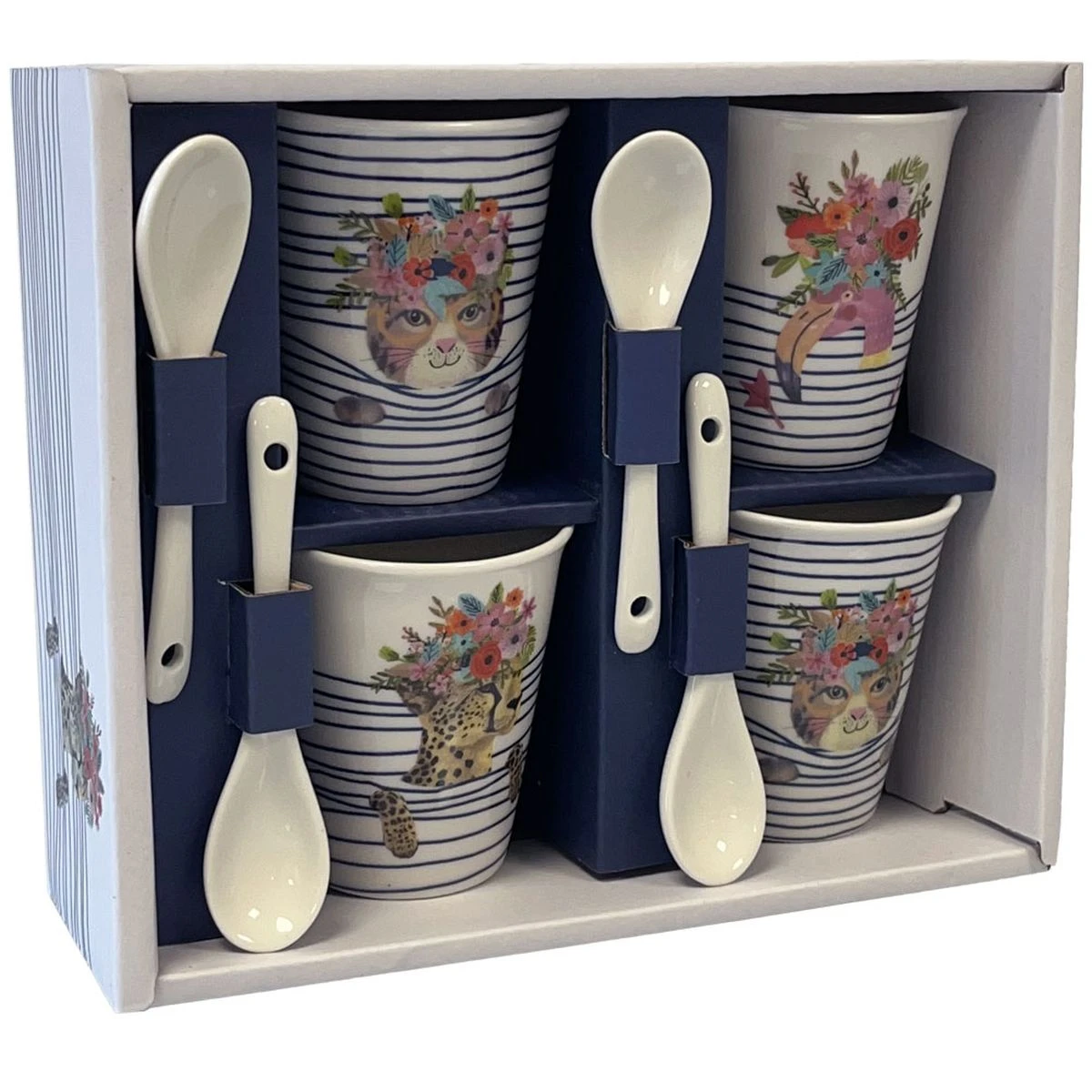 Coffret Expresso Animaux Frida En Boite Cadeau