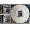 Set De 2 Tasses Et Sous Tasses - Les Hiboux De Michelle Allen