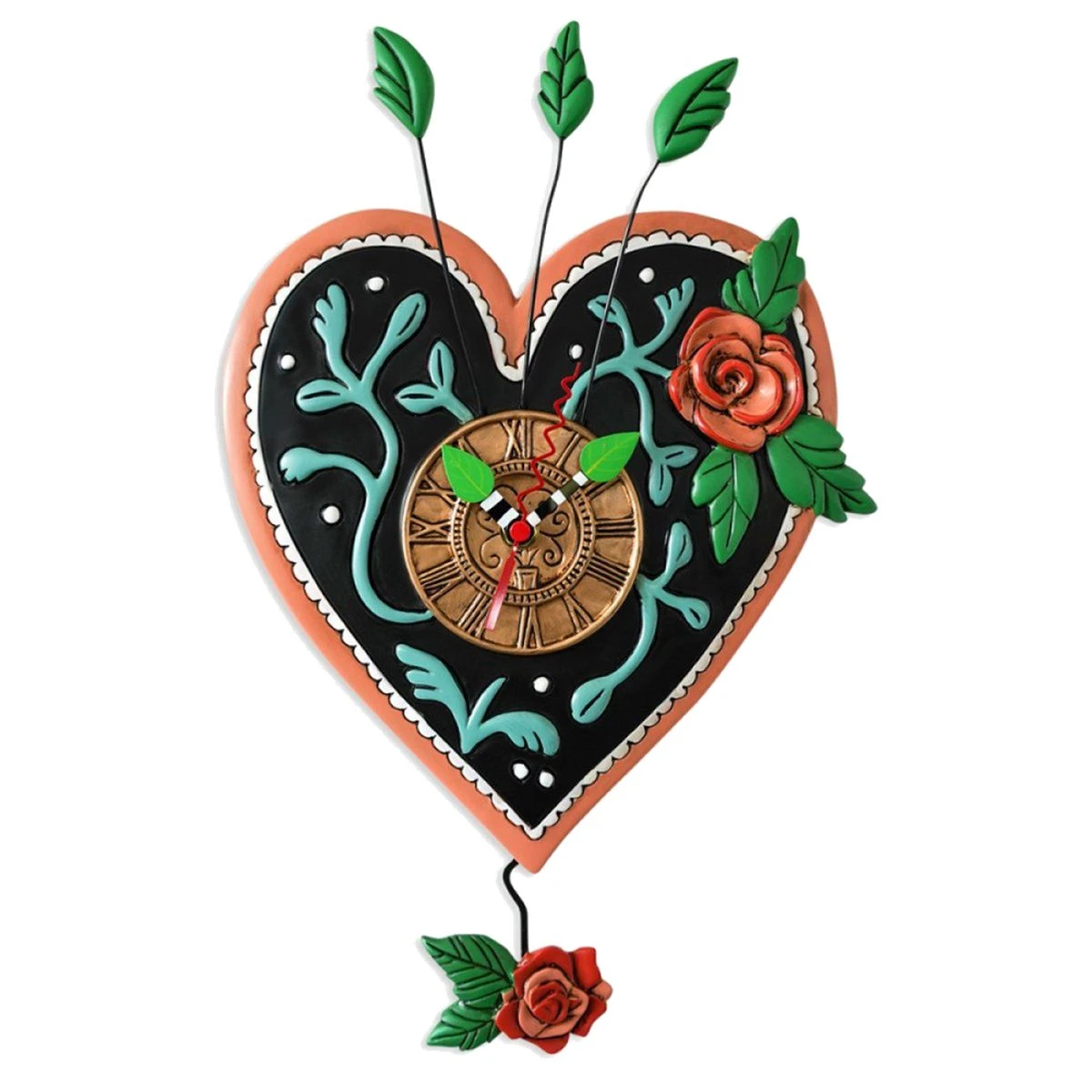 Horloge Allen Designs - Coeur En Fleurs – Image 2