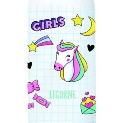 Gourde Sport Licorne Girly - 500 Ml - Imprimée En France