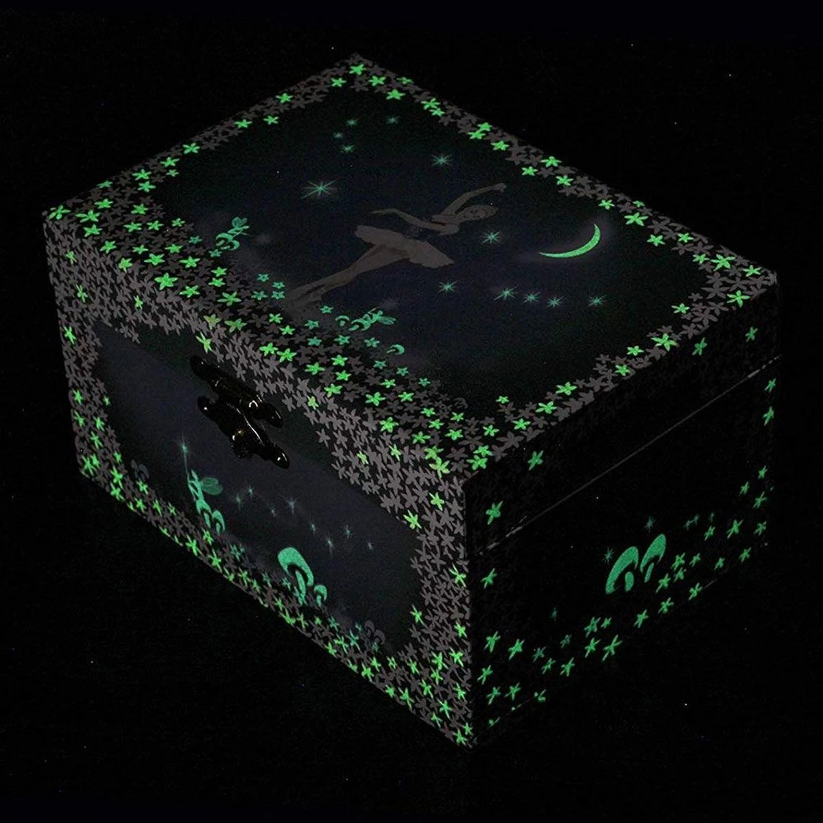 Boite à Bijoux Musicale Phosphorescente Danseuse Ballerine – Image 2