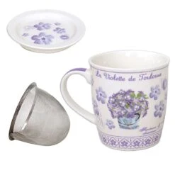 Tisanière Avec Infuseur Métal Collection VIOLETTE