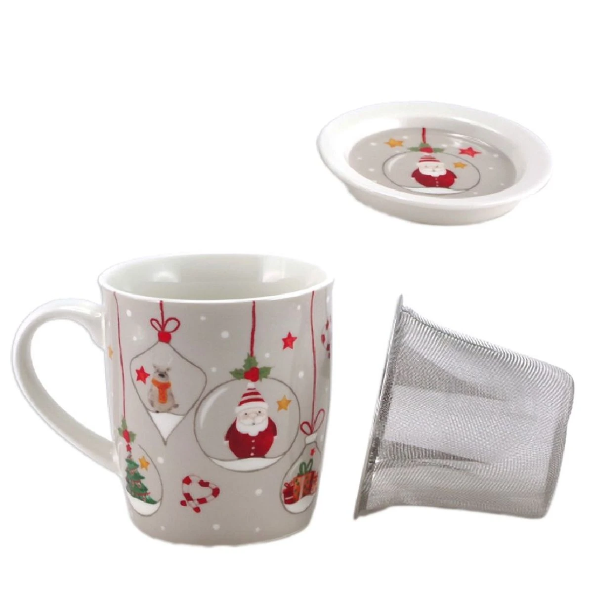 Tisanière CLAUS Esprit De Noël Avec Infuseur Métal