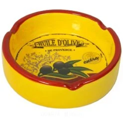 Cendrier Rond En Céramique 10 Cm - Huile D'Olive De Provence