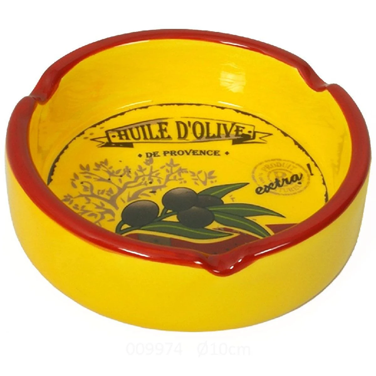 Cendrier Rond En Céramique 10 Cm - Huile D'Olive De Provence