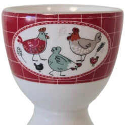 Coquetier Poules En Céramique - Collection Pauline