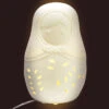 Lampe Matriochka Babouchka En Porcelaine 24 Cm