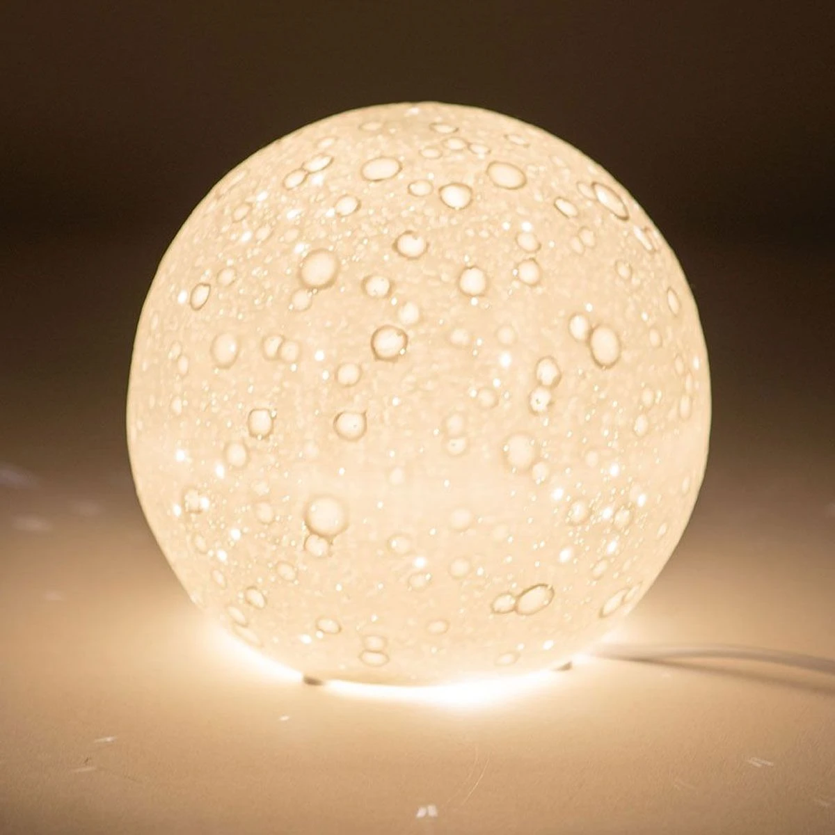 Lampe Pleine Lune En Porcelaine 15 Cm – Image 2