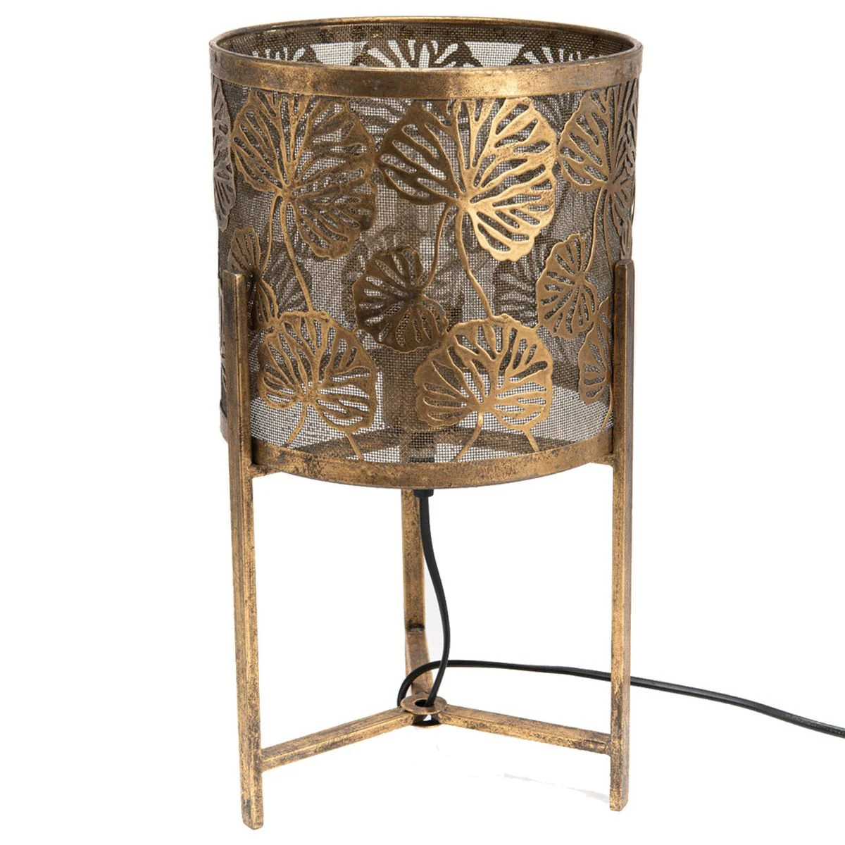 Lampe De Table Feuilles En Métal - Valentine 41 Cm – Image 3