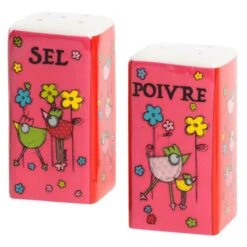 Salière Et Poivrière Poules - Les Cocottes En Porcelaine
