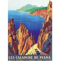 Plaque Décorative Corse Les Calanche De Piana Par Broders