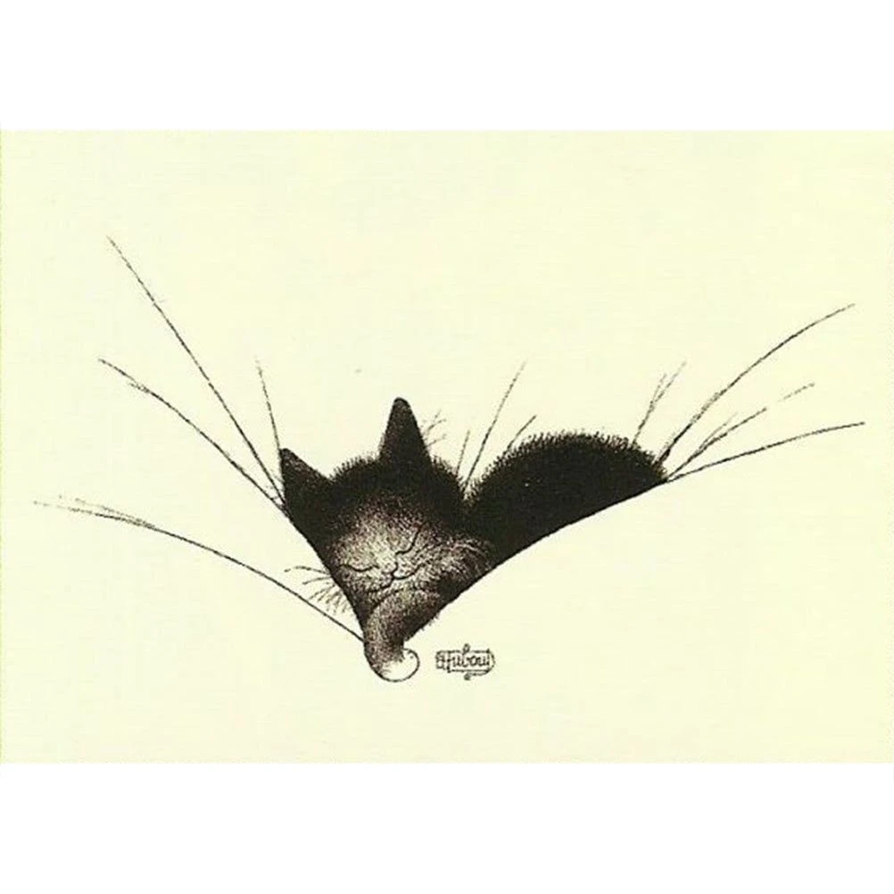 Plaque Décorative Les Chats De Dubout Gros Dodo 21 X 15 Cm