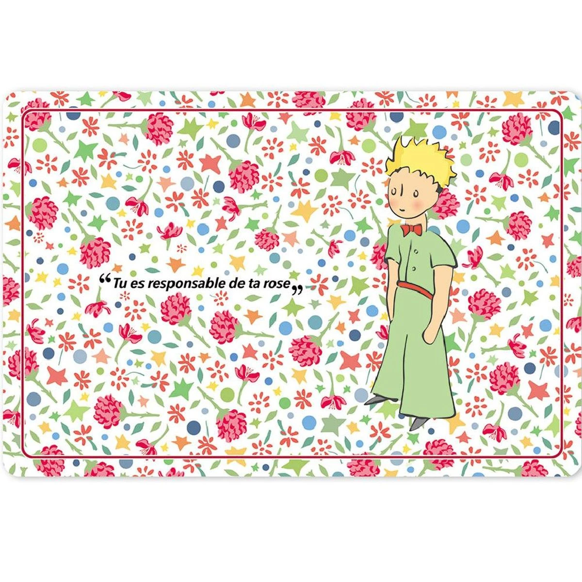 Set De Table Le Petit Prince - Tu Es Responsable De Ta Rose