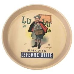 Plateau LU Petit Ecolier En Métal