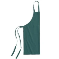 Tablier De Cuisine Adulte En Coton Couleur Vert Émeraude