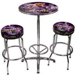 Table Tabourets Johnny Hallyday Velvet